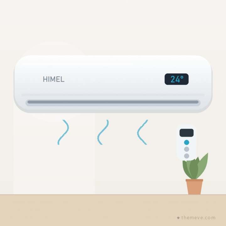 Himel 1 Ton Inverter Split AC