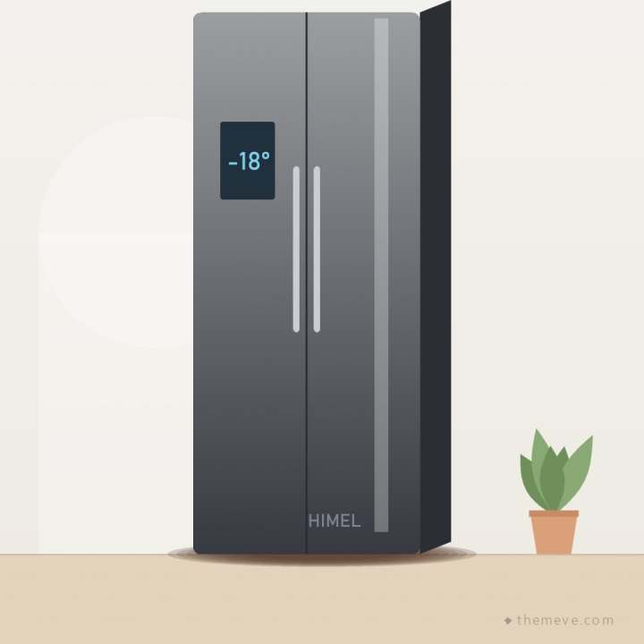 Himel 550 L Side-by-side Refrigerator