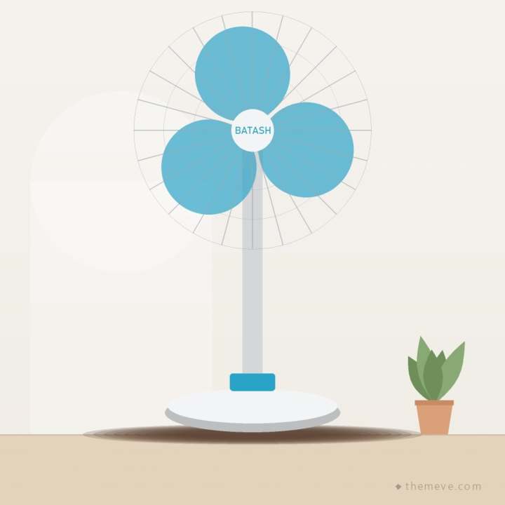 Batash 16″ Pedestal Fan