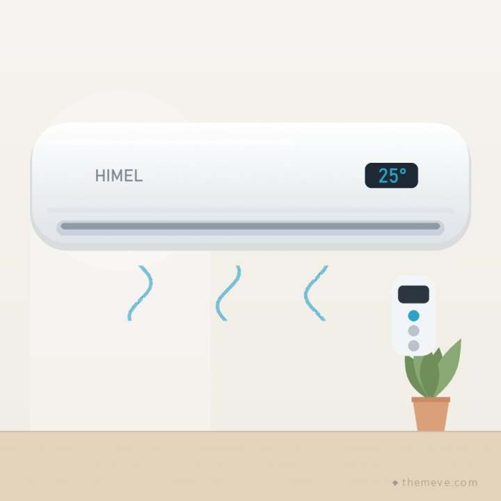 Himel 1 Ton Non-inverter AC